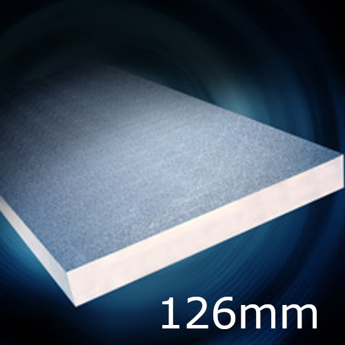 126mm Unilin Xtroliner XO/STP PIR Soffit Plus Board - (120mm PIR Board and 6mm Building Panel)