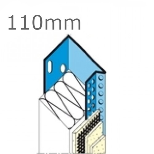 110mm Aluminium Stop Track (pack of 10)