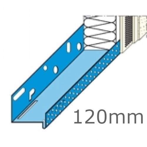 120mm Stainless Steel Base Track (pack of 6).