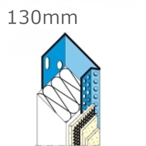 130mm Aluminium Stop Track (pack of 10)