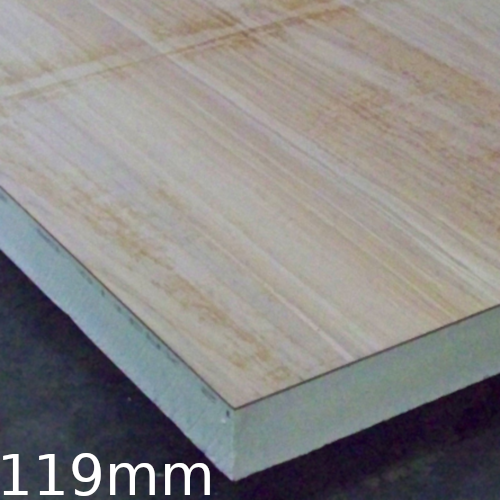 119mm Plydeck Xtratherm (PIR with OSB Board) - 110mm PIR and 9mm OSB Board