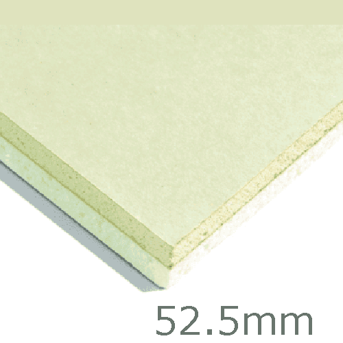 52.5mm Unilin Thin-R Thermal Liner XT/TL-MF - Mech Fix (40mm PIR Insulation bonded to 12.5mm Plasterboard)