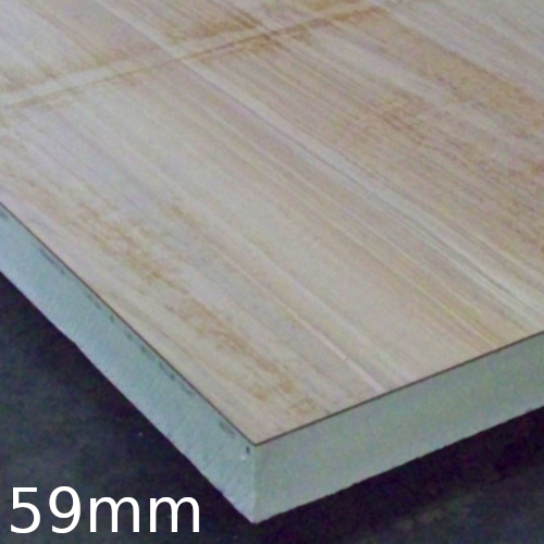 59mm Plydeck Xtratherm (PIR with OSB Board) - 50mm PIR and 9mm OSB Board