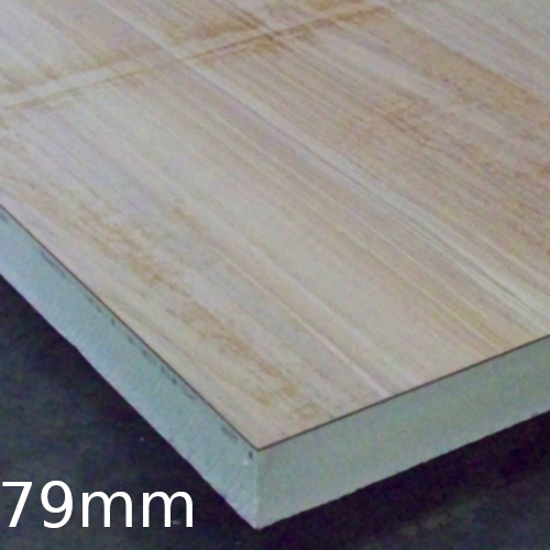 79mm Plydeck Xtratherm (PIR with OSB Board) - 70mm PIR and 9mm OSB Board