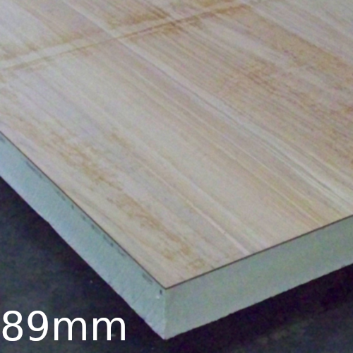 89mm Plydeck Xtratherm (PIR with OSB Board) - 80mm PIR and 9mm OSB Board