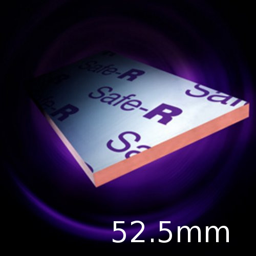 52.5mm Xtratherm Safe-R Thermal Liner SR/TB-MF (40mm Phenolic Core and 12.5mm Plasterboard) -  Mechanical Fixing (pack of 7)