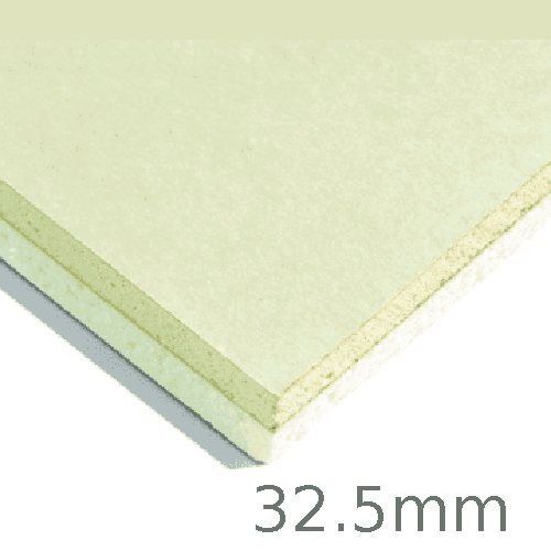 32.5mm Xtratherm XT/TL Thermal Liner Dot and Dab (20mm PIR Insulation bonded to 12.5mm Plasterboard)