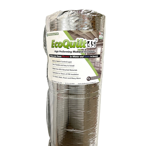 45mm EcoQuilt 45- Multi-layer Insulation for Roofs, Walls and Floors - 1.5m x 10m roll.