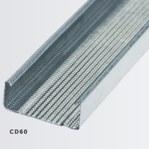 60mm Galvanised Steel Ceiling Lining Section CD-60 - 3000 length