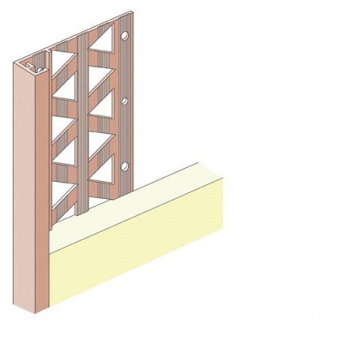 13mm Render Stop Bead PVC - 42mm Wing (pack of 5).