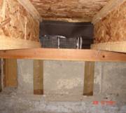 Floor insulation framing and ventilation